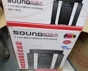 3.1 Ch Sound Star Hd-1972 Sound System 65000watts.