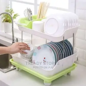 2 Layers Utensil Dish Rack