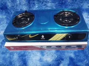 Double Gas Burner Stainless Steel Top