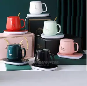 Valentines Luxury Cup, Lid, Spoon Warmer Gift Set