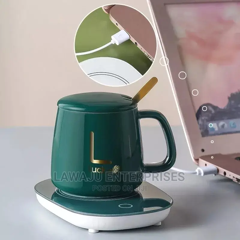 Valentines Luxury Cup, Lid, Spoon Warmer Gift Set