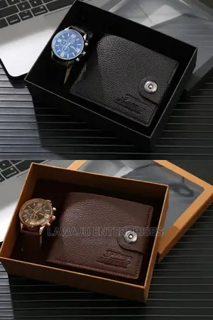 Valentines Men's Watch Wallet Gift Set