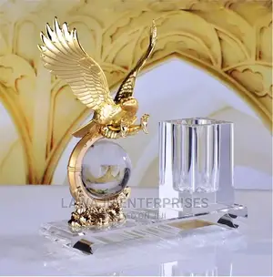 Crystal Pen Office Organizer, Desktop, Pen Holder