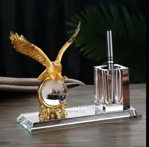 Crystal Pen Office Organizer, Desktop, Pen Holder