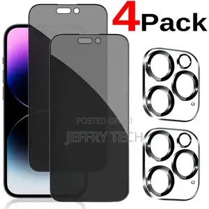 iPhone 14 13 12 11 Pro Max Tempered Glass Privacy Screen Ca