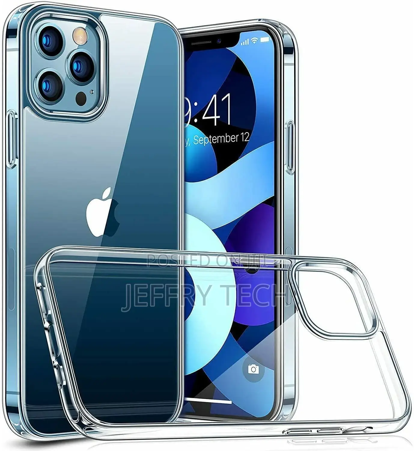 Apple iPhone 14 Pro Max Case Clear Shockproof Armor Silicone