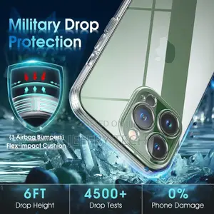 Apple iPhone 14 Pro Max Case Clear Shockproof Armor Silicone