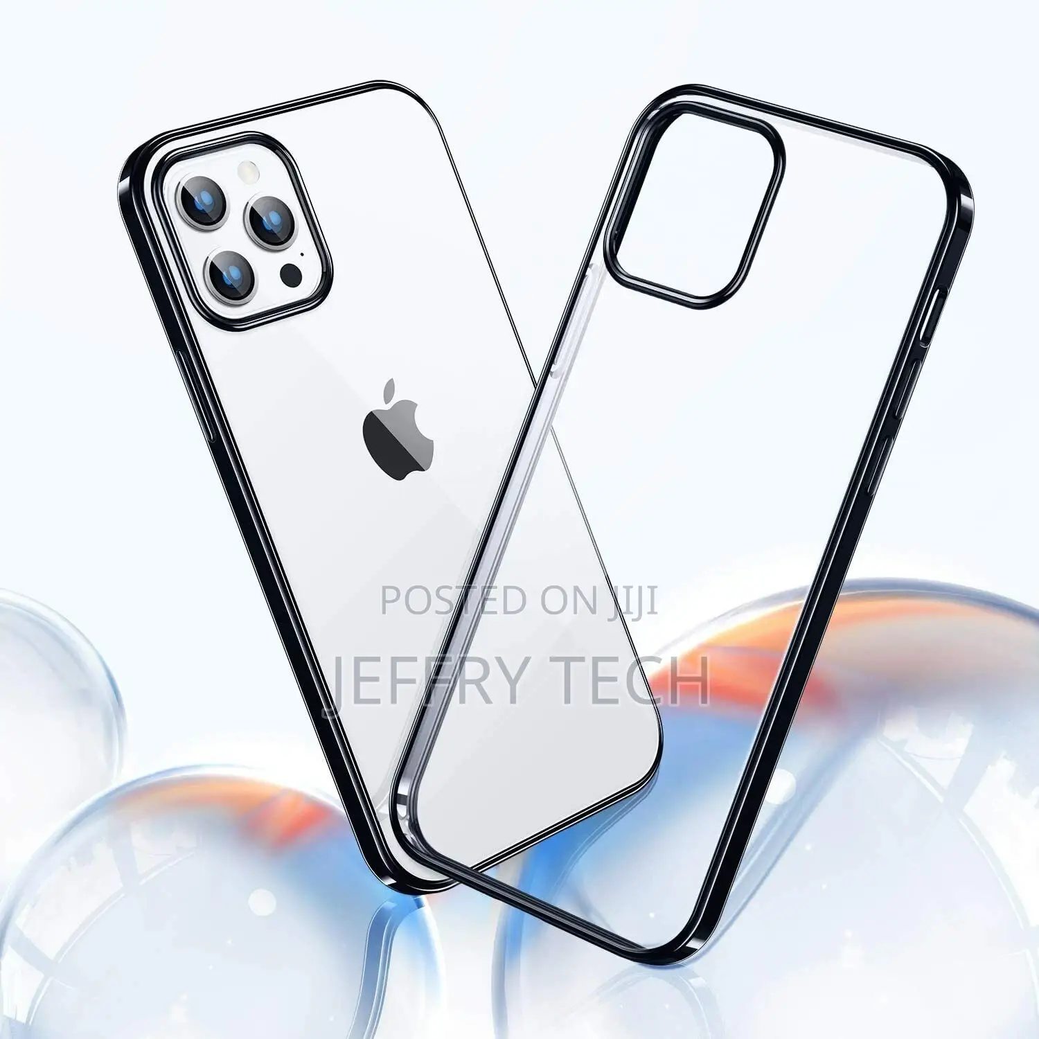 Slim Plating Clear Shockproof Case Cover iPhone 12 Pro Max