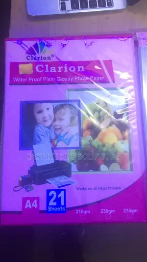 Photo Papers A4 and Glossy Singe Side Available
