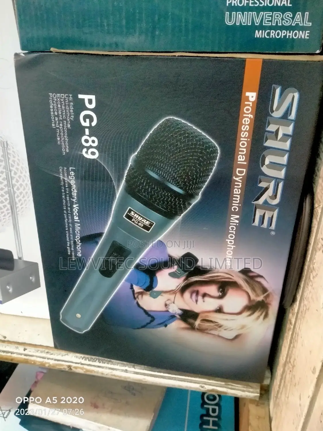 Shure Proffessional Dynamic Pg 89