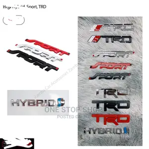 Red and Black SPORT and TRD Badges