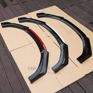 Black,Red_black,Black_white Front Bumper Lip Kit