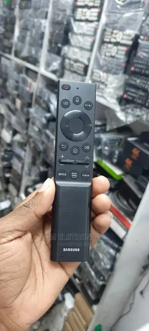 Samsung Magic Remote With Voice Command Button.