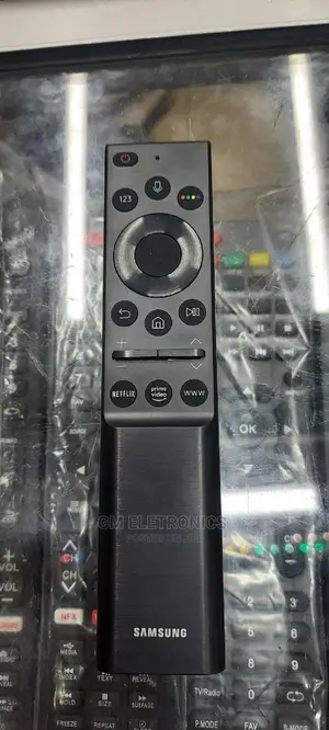 Samsung Magic Remote With Voice Command Button.
