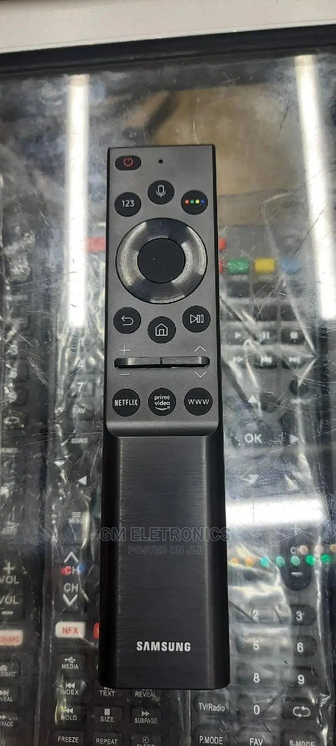 Samsung Magic Remote With Voice Command Button.