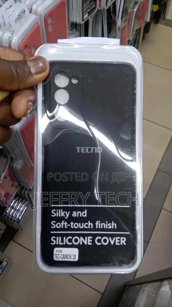 Tecno Camon 18 Thin Phone Case, Gel Pudding Soft Silicone
