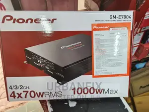 Pioneer 1000 Watts Gm-E7004 4 Channel Booster