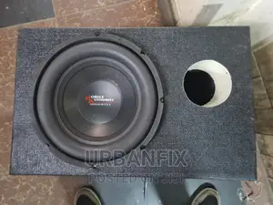 12 Inch Mobile Authority Bass Subwoofer With Cabinet