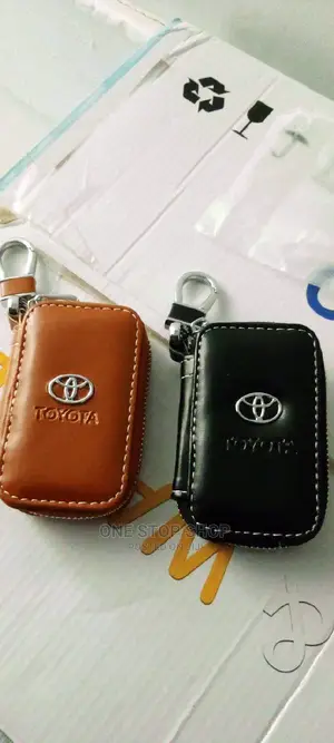 Toyota Branded Leather Keyless Pocket Holder
