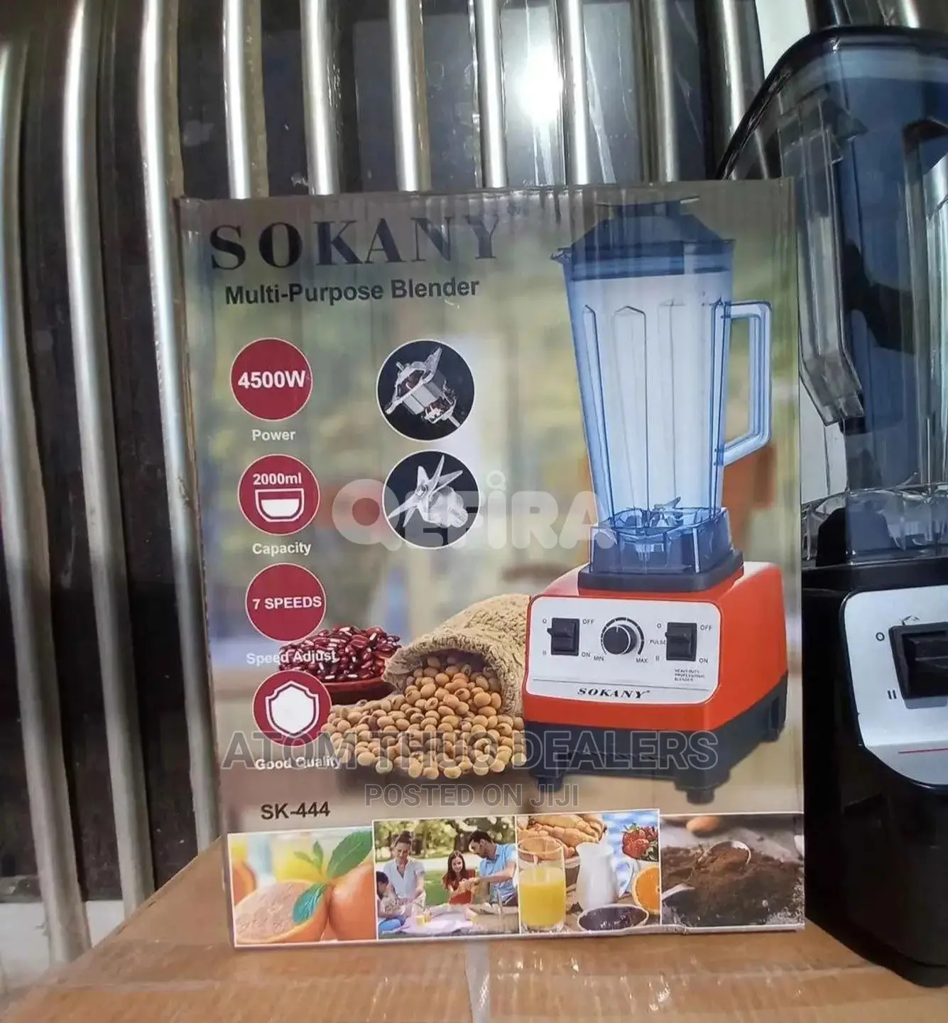 Sokany Commercial Blender 4500watts