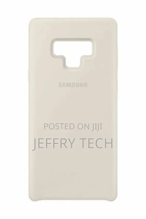 Samsung Soft Touch Silicone Cover for Galaxy Note9 - White