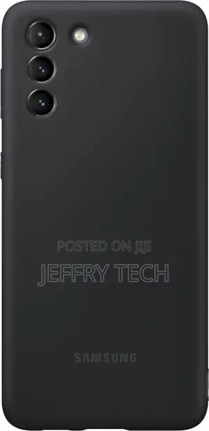 Samsung - Silicone Protective Case for Galaxy S21 - Black