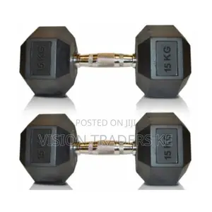 Hexagon 15kg Dumbbell