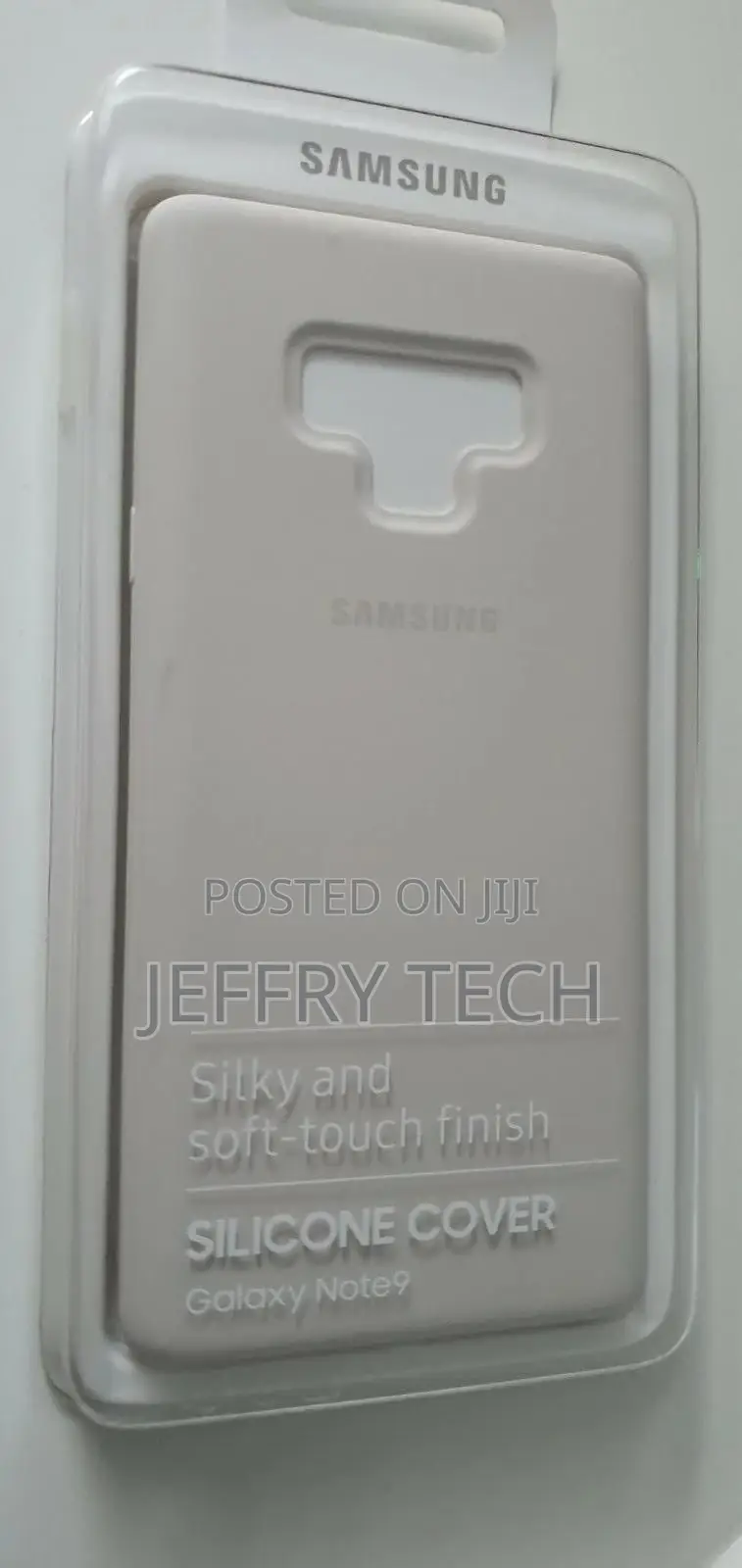Samsung Soft Touch Silicone Cover for Galaxy Note9 - White