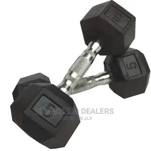 5 Kg Hexagonal Dumbbells