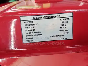 Kmax 12kva Keystart Gasoline Generator