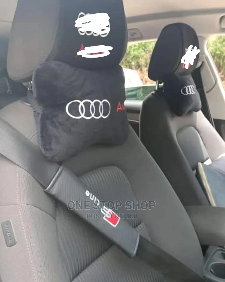Audi Branded 2pcs Headrest Cushions