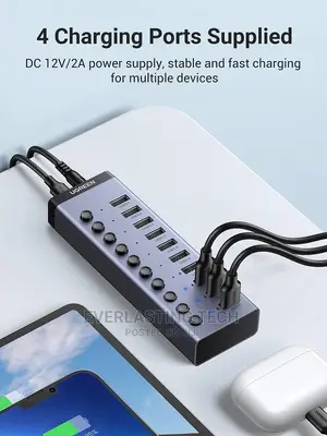 UGREEN Power Adaptor 7-Port Powered USB 3.0 Hub US