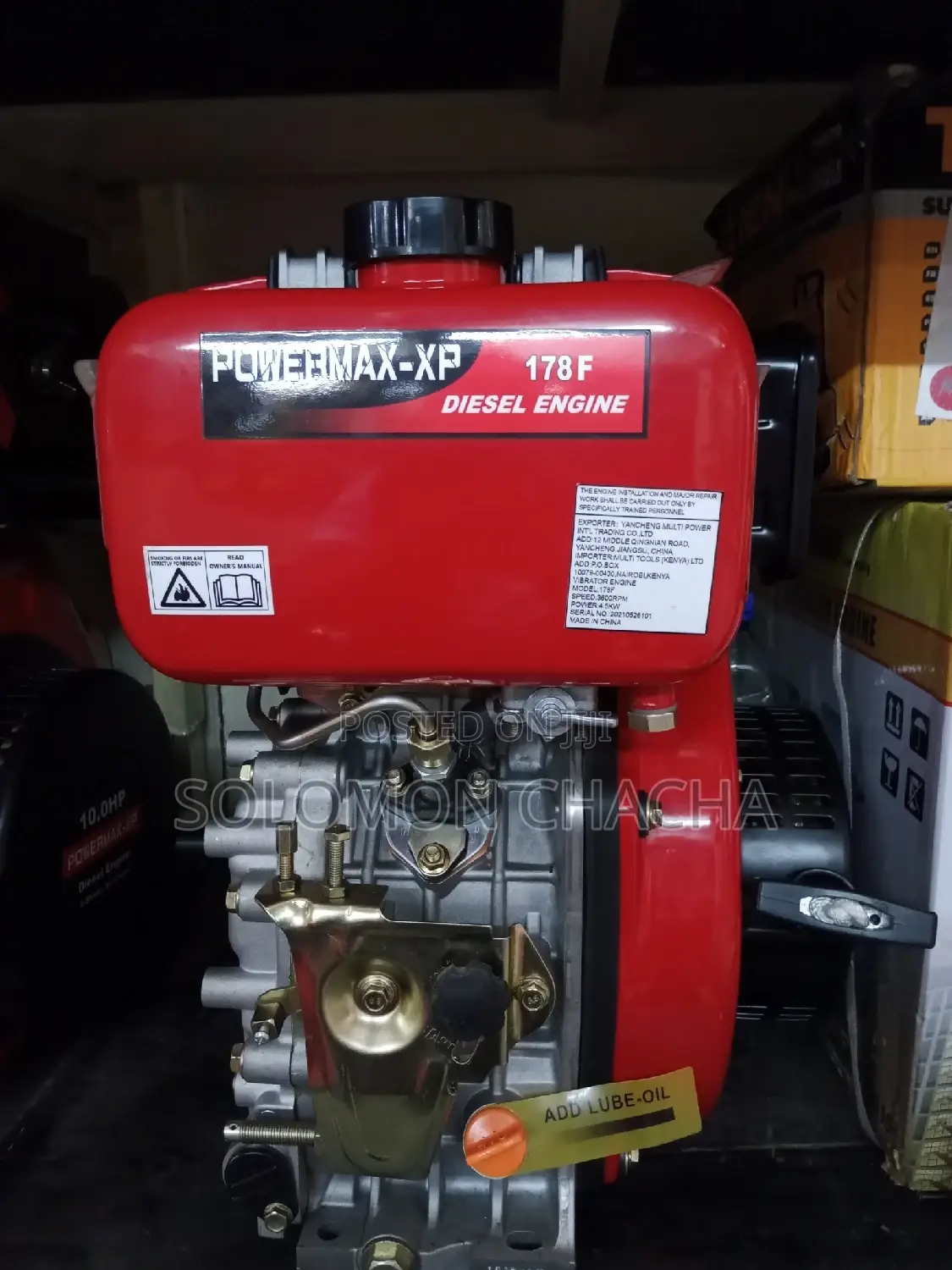 POWERMAX-XP 178F Deisel Engine