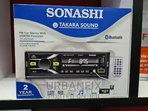 Sonashi Bluetooth Car Radio With Fm, Usb
