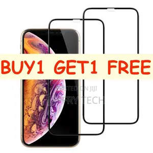 iPhone Xs Max 2018 10D Curved Tempered Glass Screen Protect