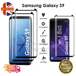 Tempered Glass Screen Protector for Samsung Galaxy S9 - Bla