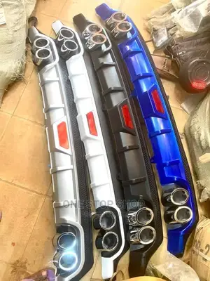 Car Colored Rear Universal Fit Diffuser Kit