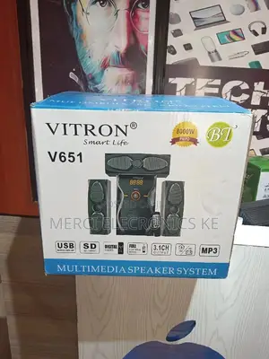 Vitron V651 3.1ch 8,000W Subwoofer Speaker BT System