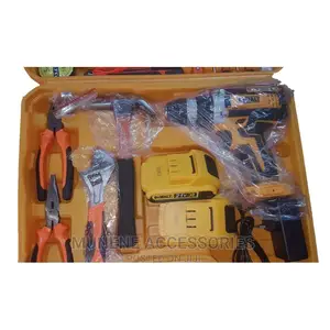 Dewalt 129pc 48v Cordless Electric Drill 2 Rechargeable Batteries