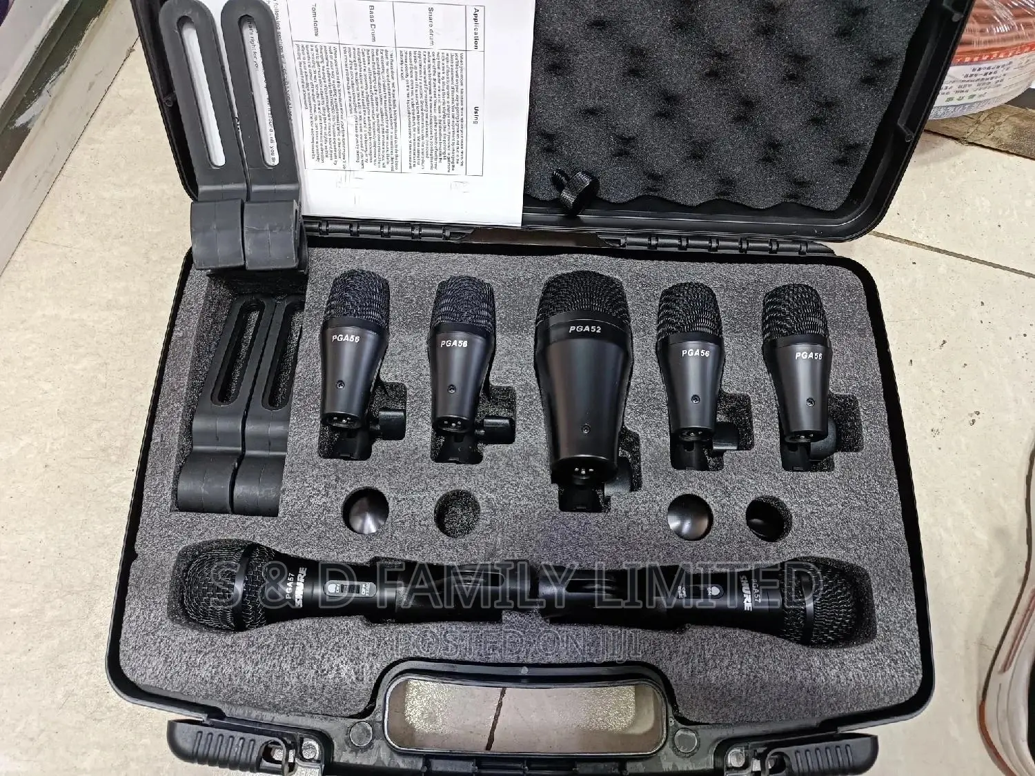 Shure PGA 7 Piece Drum Mics