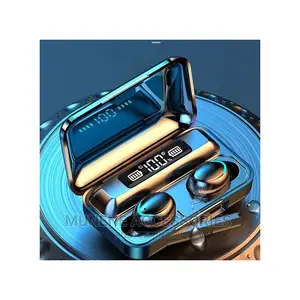 TWS F9 Bluetooth 5.0 LED Display Mini Earbuds Powerbank 2200