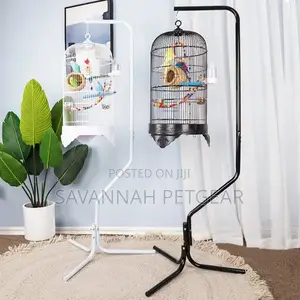Luxury Round Bird Cage With Stand