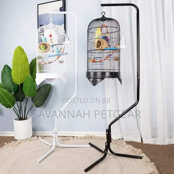 Luxury Round Bird Cage With Stand