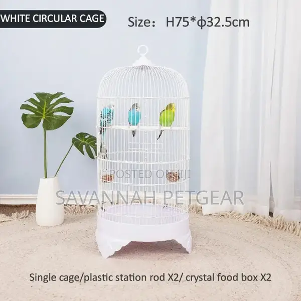 Luxury Round Bird Cage With Stand