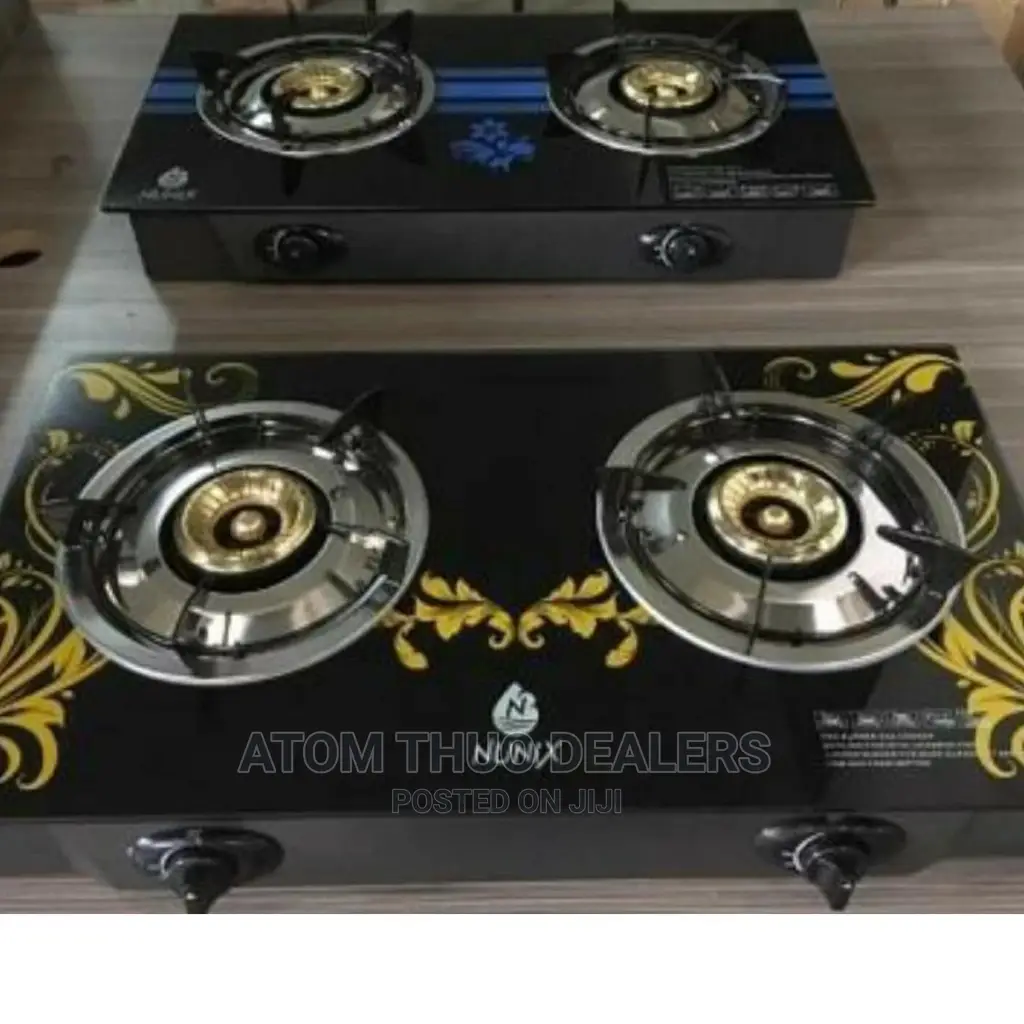Nunix 2 Burner Table Top Glass Top