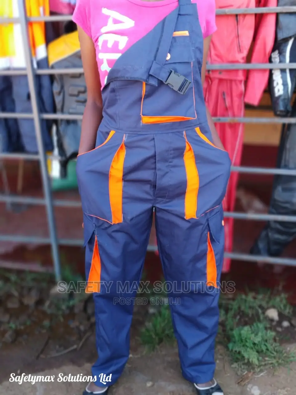 Cargo Pocket Overall/Dungaree