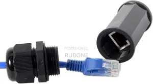 Locking Waterproof CAT6 RJ45 Female to Female LAN Ethernet N