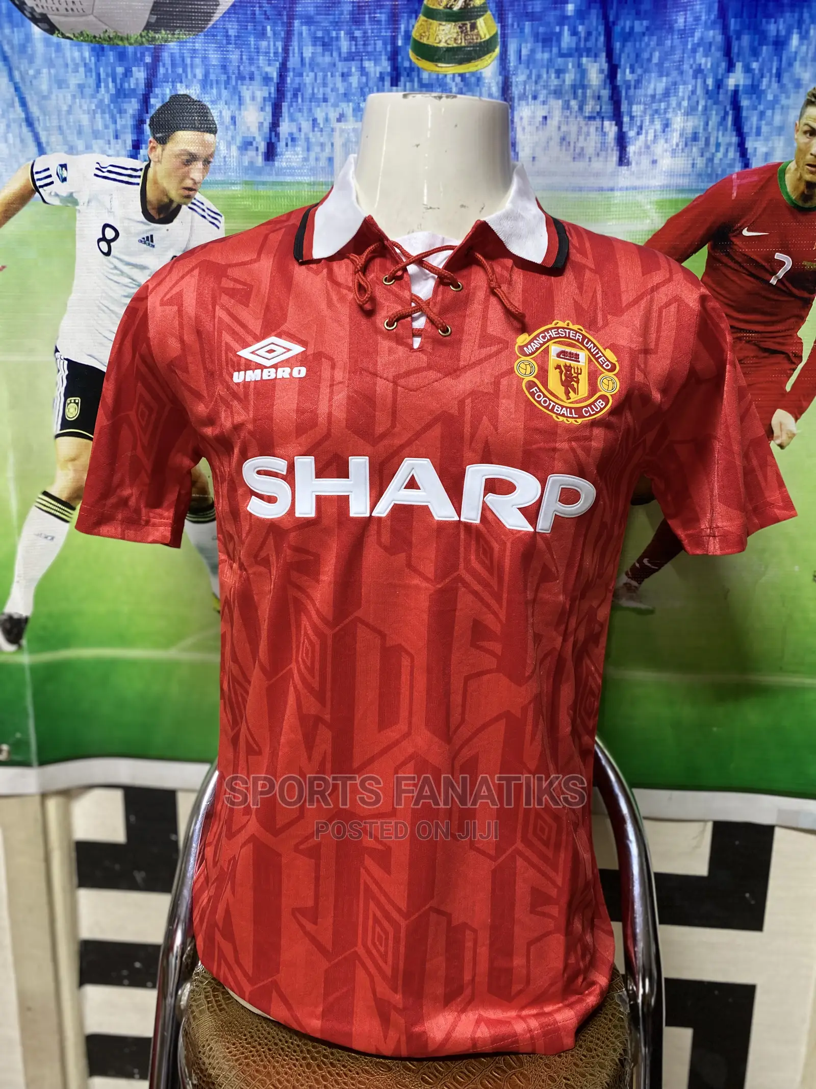 Vintage Man Utd Jerseys (AIG and SHARP)