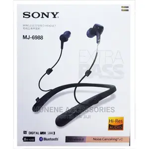 Sony MJ-6988 Wireless Sport Bluetooth Earphone NECKBAND
