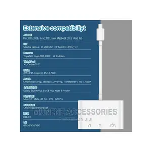 USB C Type C Micro SD TF Card Reader Adapter, 3 in 1 USB C